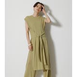 LIME | SHEER KNIT LONG TOPS | AZUL BY MOUSSY
