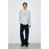 ストライプロゴニットトップス | AZUL BY MOUSSY | 詳細画像3 