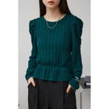 D/GRN3 | フクレジャガードトップス | AZUL BY MOUSSY