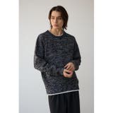 ワッフルレイヤードニット | AZUL BY MOUSSY | 詳細画像27