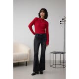 AZUL DENIM オーバーダイ切替フレアデニム | AZUL BY MOUSSY | 詳細画像3 