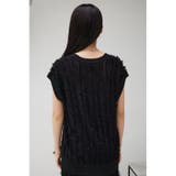 シアーフリンジニットベスト | AZUL BY MOUSSY | 詳細画像16 