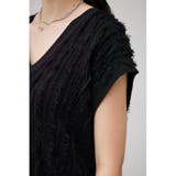 シアーフリンジニットベスト | AZUL BY MOUSSY | 詳細画像18 