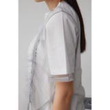 チュールレイヤードドロストトップス | AZUL BY MOUSSY | 詳細画像28 