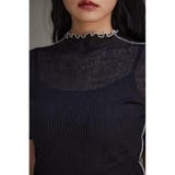シアーハーフスリーブトップス | AZUL BY MOUSSY | 詳細画像16 