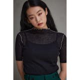 シアーハーフスリーブトップス | AZUL BY MOUSSY | 詳細画像10 