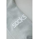 ジャガードロゴアングルソックス | AZUL BY MOUSSY | 詳細画像12 