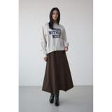 ドット柄ハンカチーフヘムスカート | AZUL BY MOUSSY | 詳細画像3