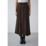 ドット柄ハンカチーフヘムスカート | AZUL BY MOUSSY | 詳細画像5