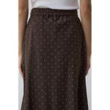 ドット柄ハンカチーフヘムスカート | AZUL BY MOUSSY | 詳細画像9