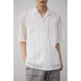 O/WHT1 | シアー開襟シャツ | AZUL BY MOUSSY