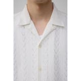 シアー開襟シャツ | AZUL BY MOUSSY | 詳細画像7 