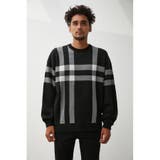 BIG CHECK JACQUARD KNIT | AZUL BY MOUSSY | 詳細画像15