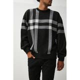 BIG CHECK JACQUARD KNIT | AZUL BY MOUSSY | 詳細画像11