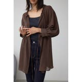 BRN | 前後2WAY5分袖前リボンブラウス | AZUL BY MOUSSY