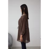 前後2WAY5分袖前リボンブラウス | AZUL BY MOUSSY | 詳細画像32 