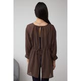 前後2WAY5分袖前リボンブラウス | AZUL BY MOUSSY | 詳細画像40 