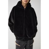 BLK | B-HEAT フェイクファーフーディーブルゾン | AZUL BY MOUSSY