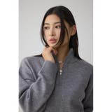 アソートカラーハーフジップニットトップス | AZUL BY MOUSSY | 詳細画像32 