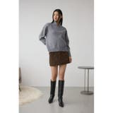 アソートカラーハーフジップニットトップス | AZUL BY MOUSSY | 詳細画像34 