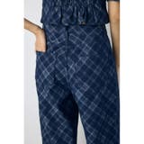 デニムチェックバギーパンツ | AZUL BY MOUSSY | 詳細画像15