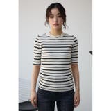 ハーフスリーブクルーネックリブトップス | AZUL BY MOUSSY | 詳細画像18