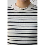 ハーフスリーブクルーネックリブトップス | AZUL BY MOUSSY | 詳細画像21