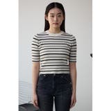 ハーフスリーブクルーネックリブトップス | AZUL BY MOUSSY | 詳細画像25