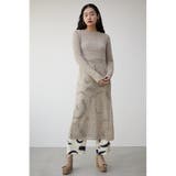 CROCHET SLIT LONG KNIT TOPS | AZUL BY MOUSSY | 詳細画像11