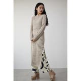 CROCHET SLIT LONG KNIT TOPS | AZUL BY MOUSSY | 詳細画像12