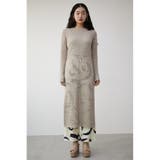 CROCHET SLIT LONG KNIT TOPS | AZUL BY MOUSSY | 詳細画像13