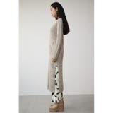 CROCHET SLIT LONG KNIT TOPS | AZUL BY MOUSSY | 詳細画像14