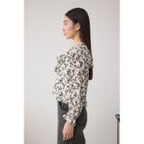 シアーチェックフラワー柄ブラウス | AZUL BY MOUSSY | 詳細画像5