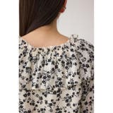 シアーチェックフラワー柄ブラウス | AZUL BY MOUSSY | 詳細画像8