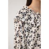 シアーチェックフラワー柄ブラウス | AZUL BY MOUSSY | 詳細画像9