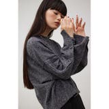 ボタンスリーブクロップドニットトップス | AZUL BY MOUSSY | 詳細画像31 