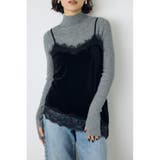 ベロアレースアシメキャミソール | AZUL BY MOUSSY | 詳細画像11