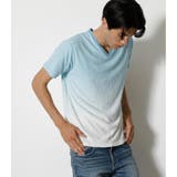LEAF PILE GRADATION V/N TEE | AZUL BY MOUSSY | 詳細画像12