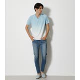 LEAF PILE GRADATION V/N TEE | AZUL BY MOUSSY | 詳細画像14
