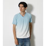 LEAF PILE GRADATION V/N TEE | AZUL BY MOUSSY | 詳細画像15