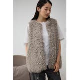 プードルフェイクファーベスト | AZUL BY MOUSSY | 詳細画像31 