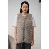 プードルフェイクファーベスト | AZUL BY MOUSSY | 詳細画像34 
