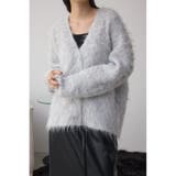 L/GRY1 | シャギー起毛ニットカーディガン | AZUL BY MOUSSY