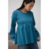 ペプラムニットトップス | AZUL BY MOUSSY | 詳細画像23