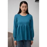 ペプラムニットトップス | AZUL BY MOUSSY | 詳細画像26