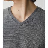 MELANGE TACK BORDER V/N TOPS | AZUL BY MOUSSY | 詳細画像34