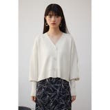 パフスリーブショートカーディガン | AZUL BY MOUSSY | 詳細画像4 