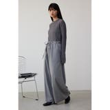 ソフトタッチギャザーワイドパンツ | AZUL BY MOUSSY | 詳細画像25 