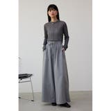 ソフトタッチギャザーワイドパンツ | AZUL BY MOUSSY | 詳細画像26 