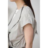 ドロストリングギャザーシャツベスト | AZUL BY MOUSSY | 詳細画像32 